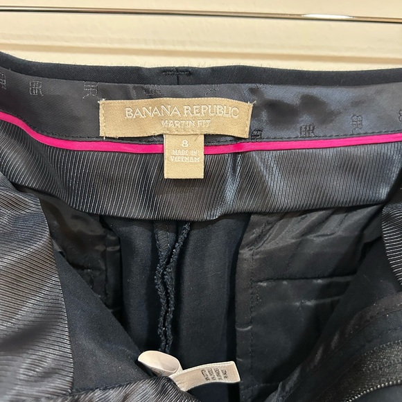 Banana Republic Navy Straight Leg Women’s Pants Martin Fit - Picture 9 of 11